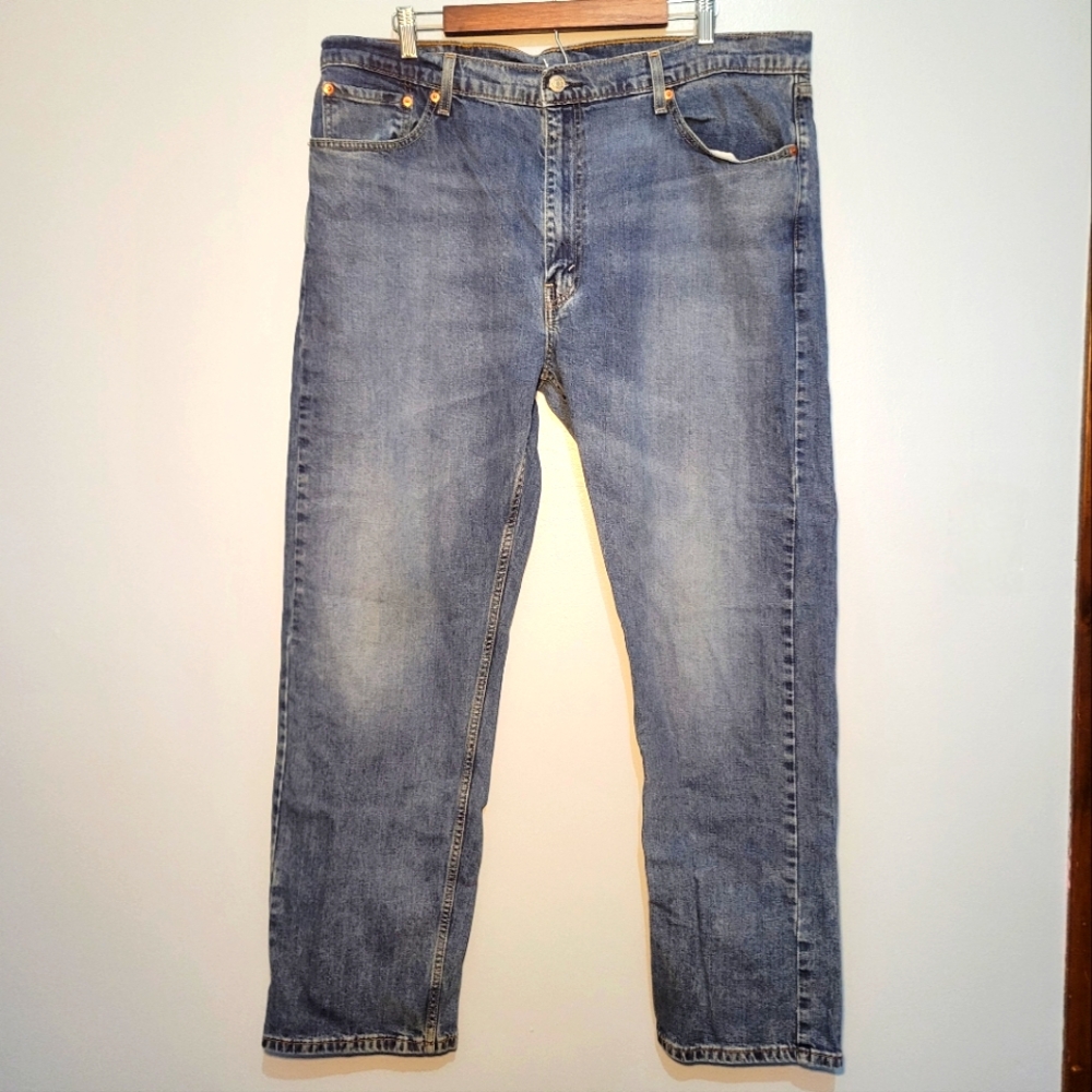 Levi's Mens 505 Blue Jeans‎ Size 40X32 Classic Straight Leg Style
